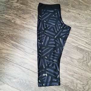 EUC Under Armour Heat Gear Compression Capri